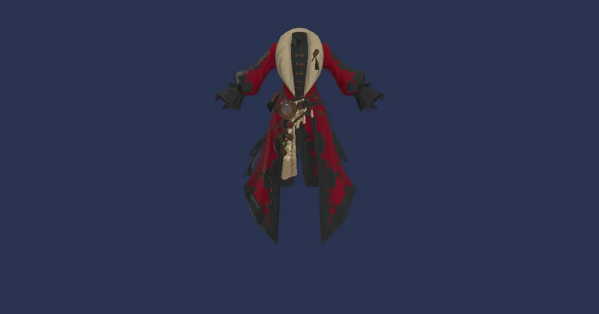 Rendu 3D de Manteau de tailleur amélioré