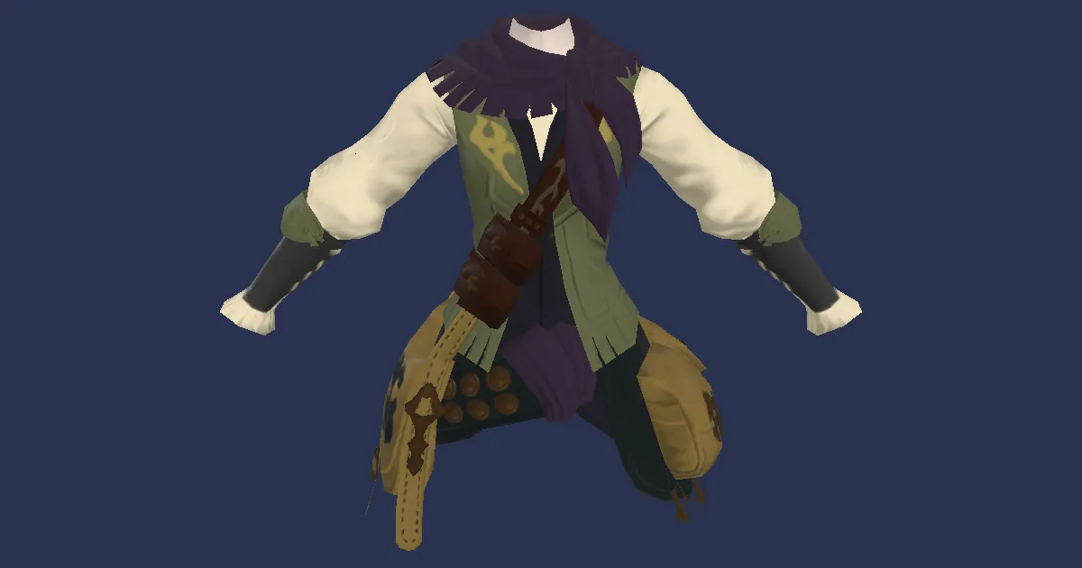 Gaganaskin Vest - 3D render