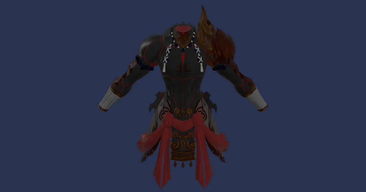 Kumbhiraskin Jacket of the Falling Dragon - 3D render