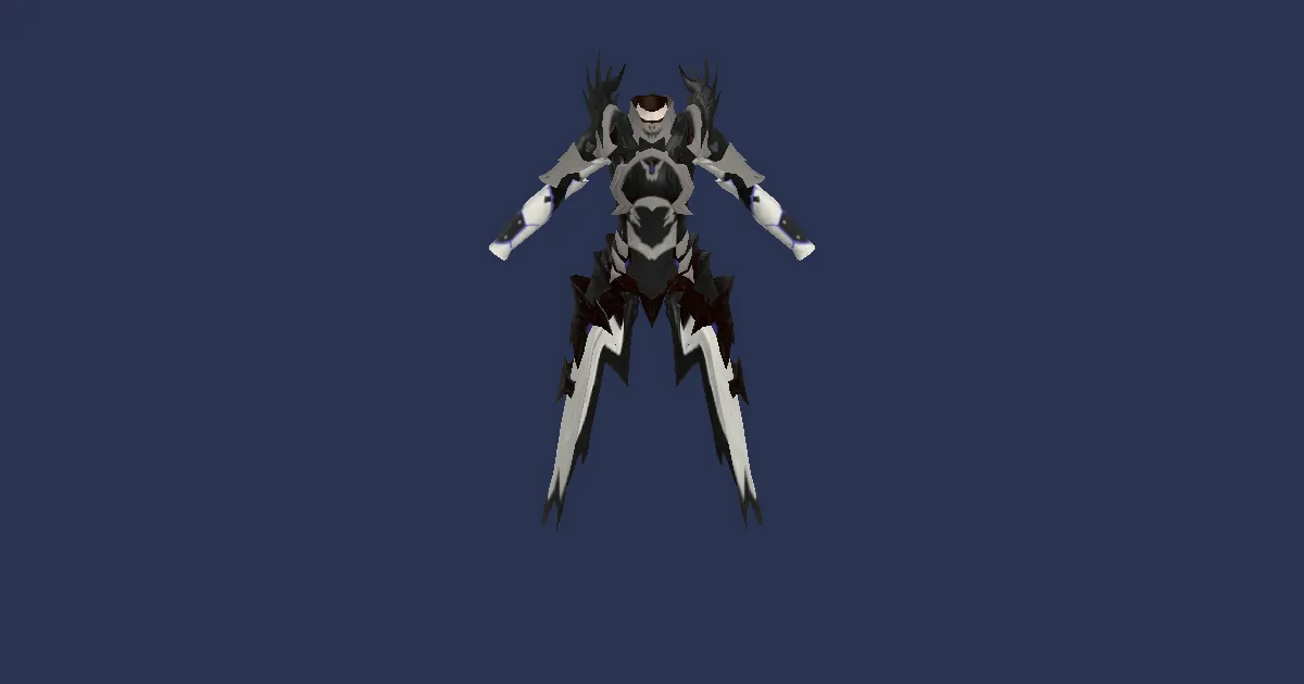 Manganese Armor of the Behemoth King - 3D render