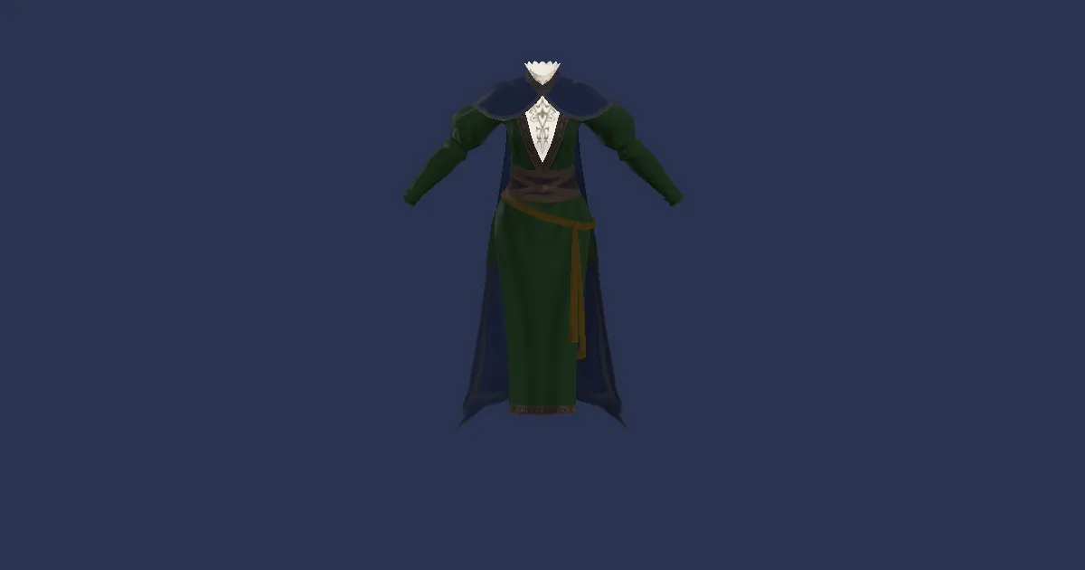 Rendu 3D de Chasuble en rubicoton