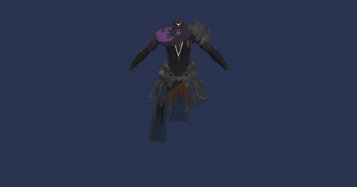 Tigerskin Coat of Maiming - 3D render