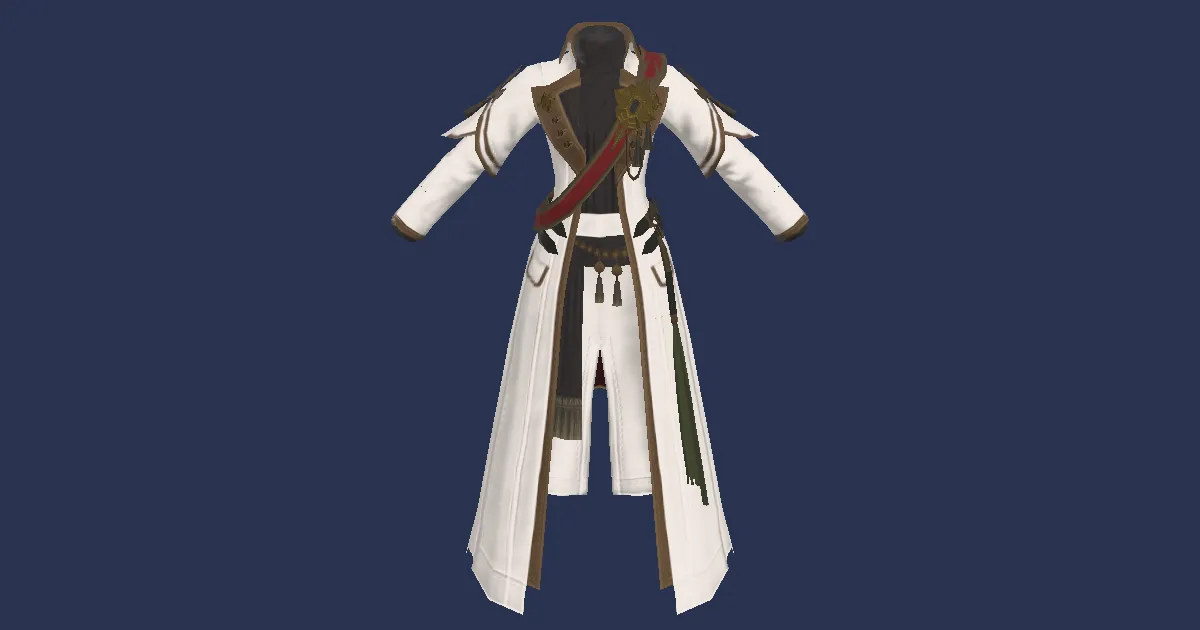 Field Commander's Coat - 3D render