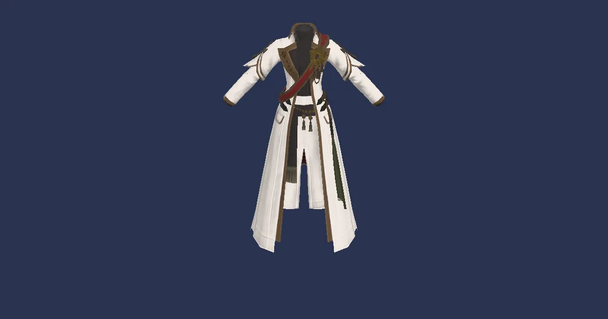 Rendu 3D de Manteau du commandant stratège