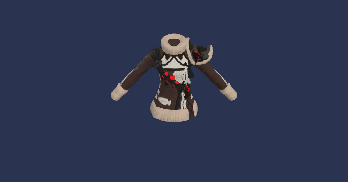 Augmented True Linen Jacket of Scouting - 3D render