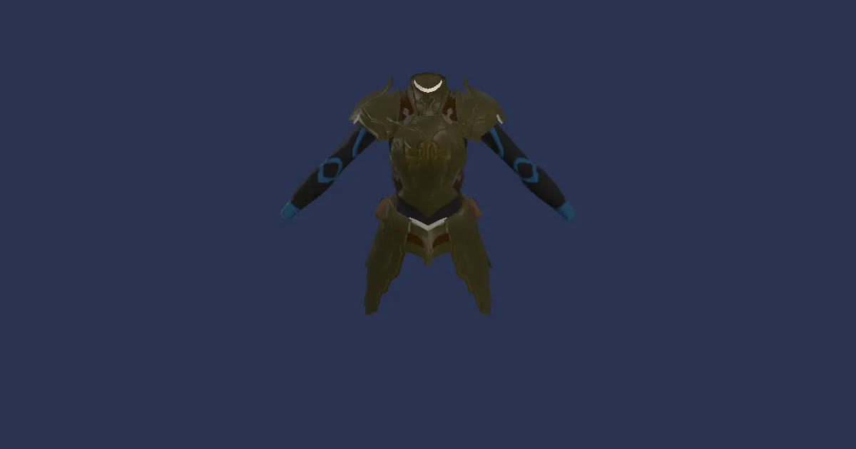 Bluespirit Cuirass of Maiming - 3D render