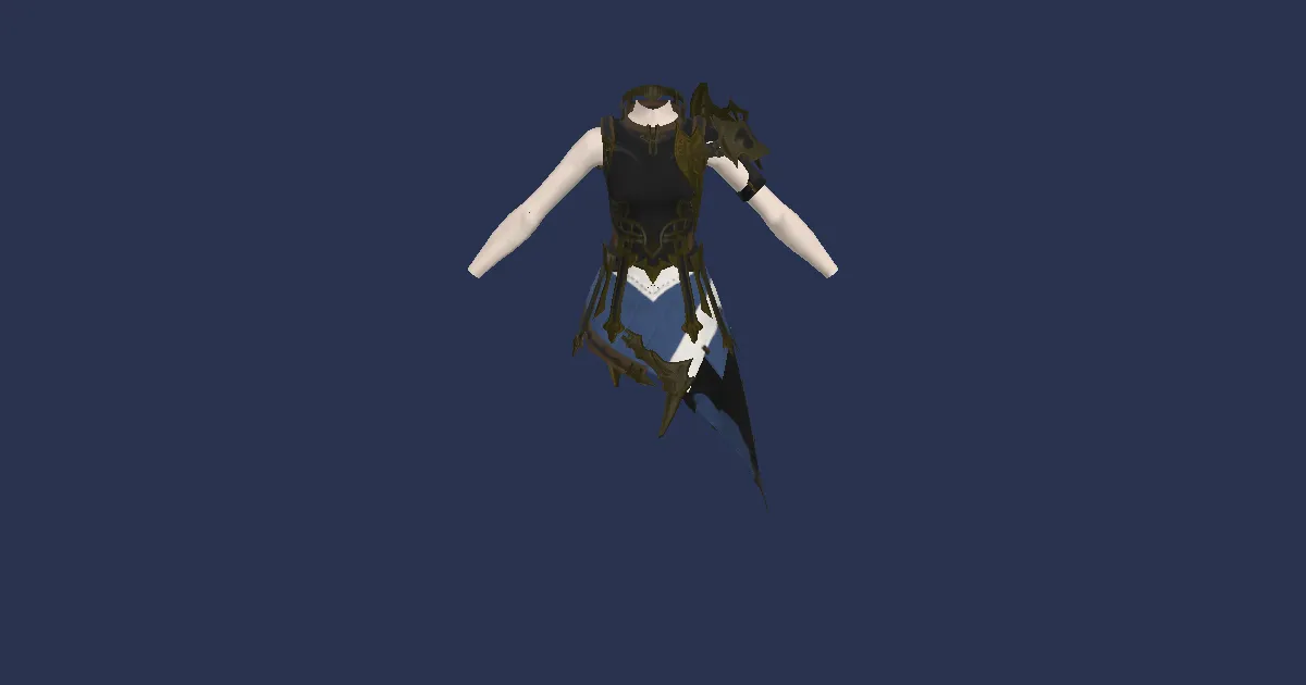 Atrociraptorskin Corselet of Scouting - 3D render