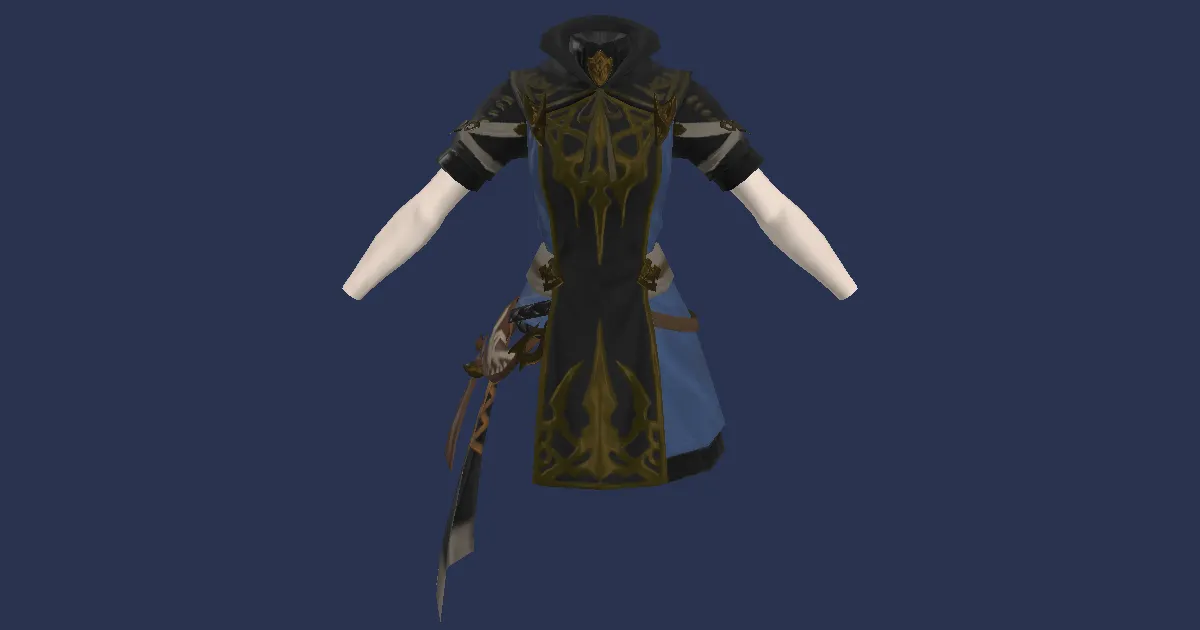 Rendu 3D de Doublet armant d'agresseur en coton pixie