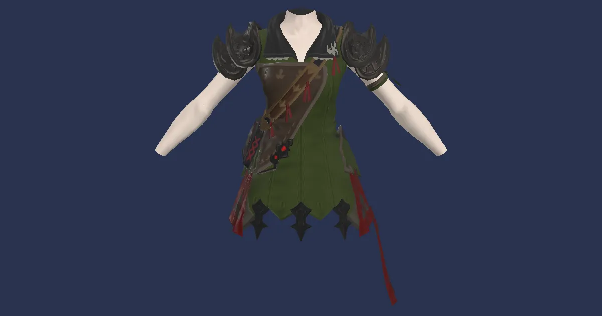 Brightlinen Tabard of Maiming - 3D render