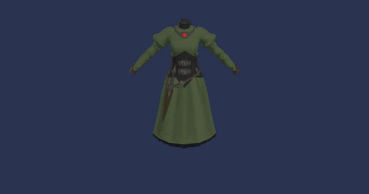 Iridescent Top of Casting - 3D render