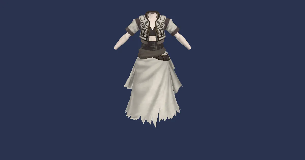 Bloodhempen Vest of Striking - 3D render