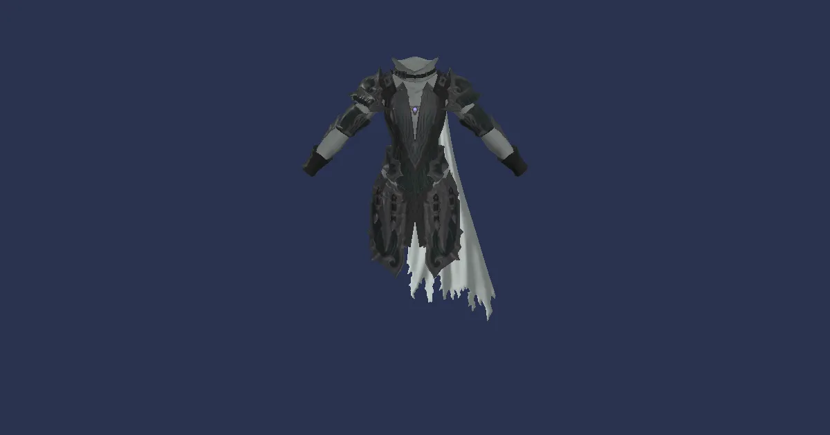 High Durium Armor of Fending - 3D render