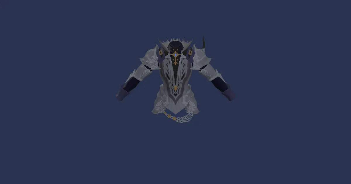 Rendu 3D de Armure de précurseur idylléen améliorée