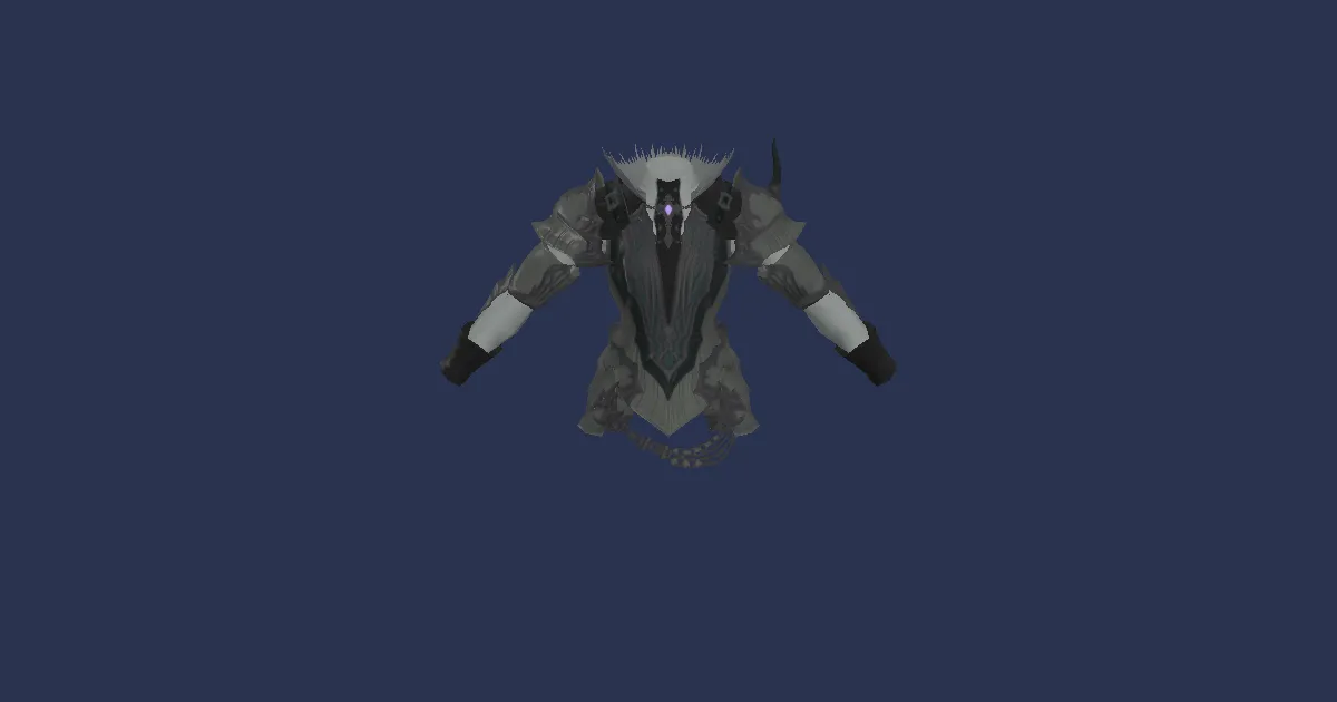 Rendu 3D de Armure d'abatteur en durium noble