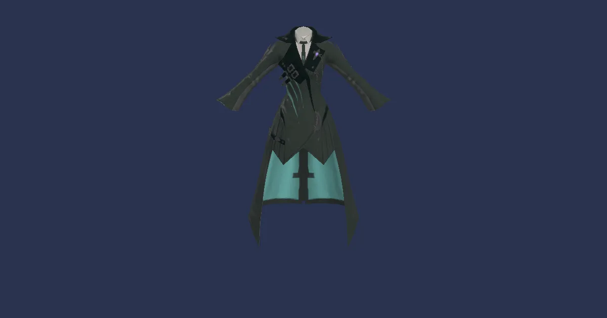 Almasty Serge Coat of Casting - 3D render