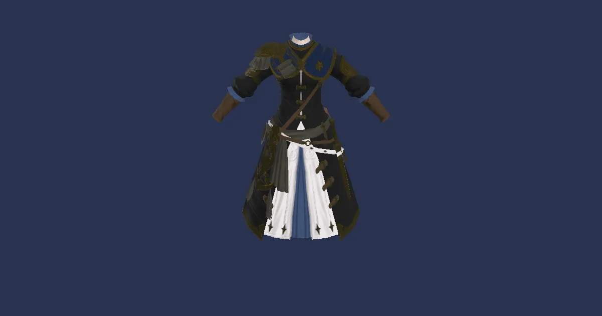 Atrociraptorskin Coat of Casting - 3D render