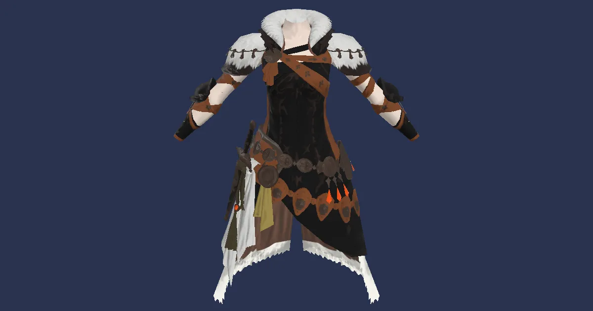 Zonureskin Coat of Fending - 3D render