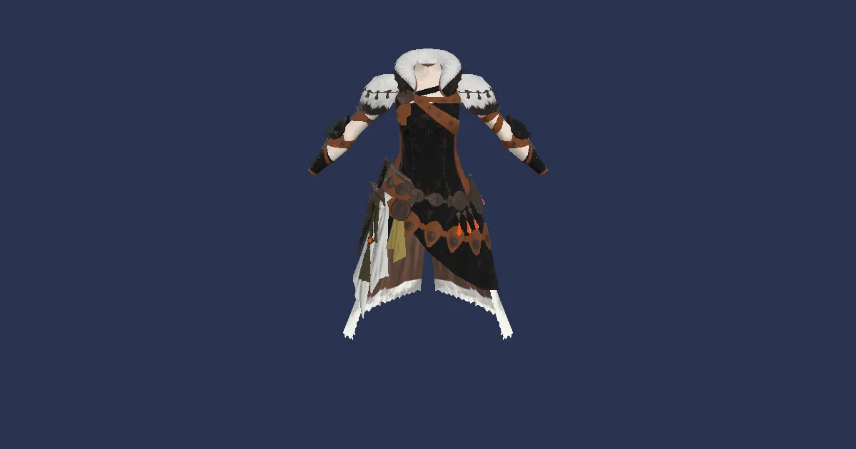Zonureskin Coat of Fending - 3D render