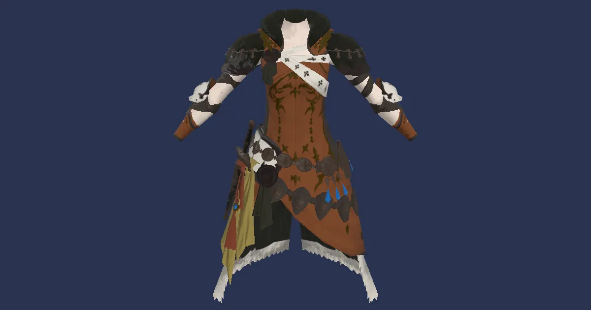Zonureskin Coat of Maiming - 3D render