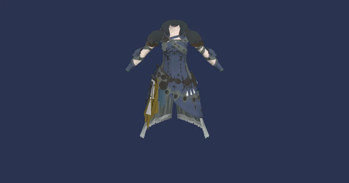 Loboskin Coat of Maiming - 3D render