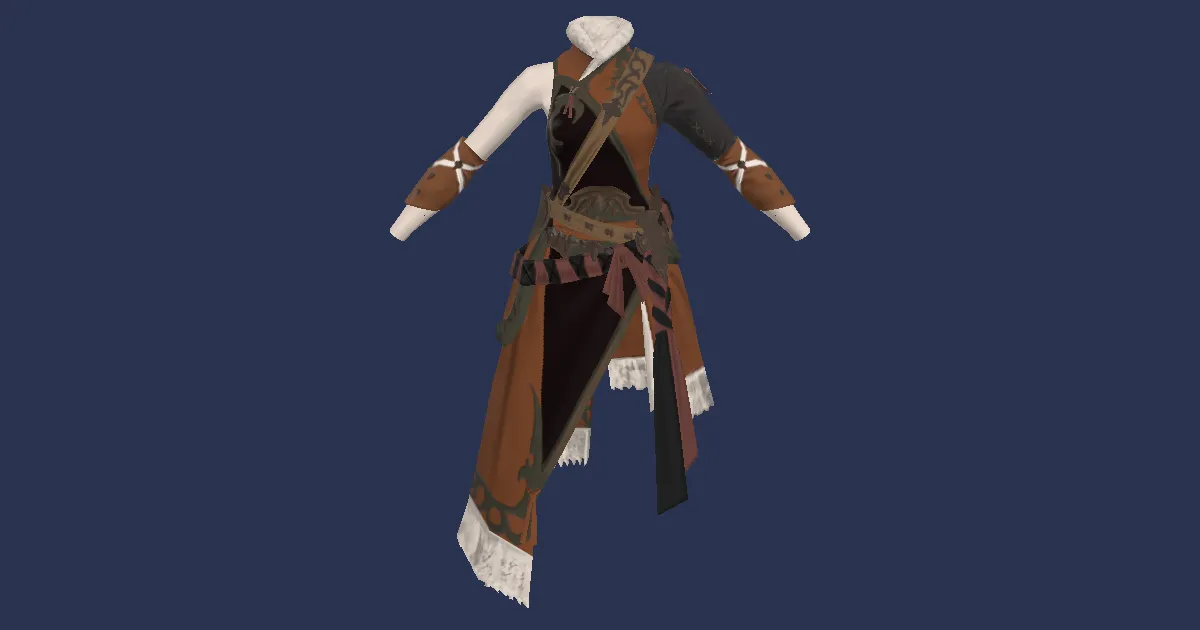 Ovim Wool Jacket of Scouting - 3D render