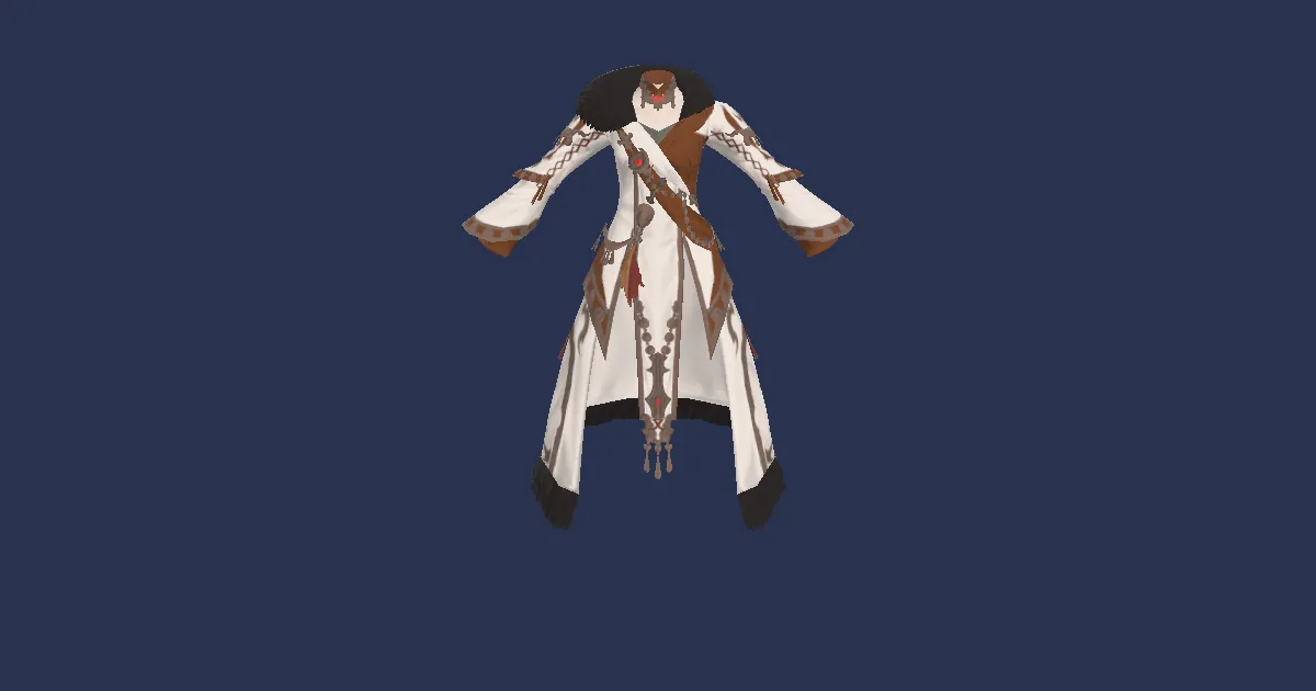 Ovim Wool Coat of Healing - 3D render
