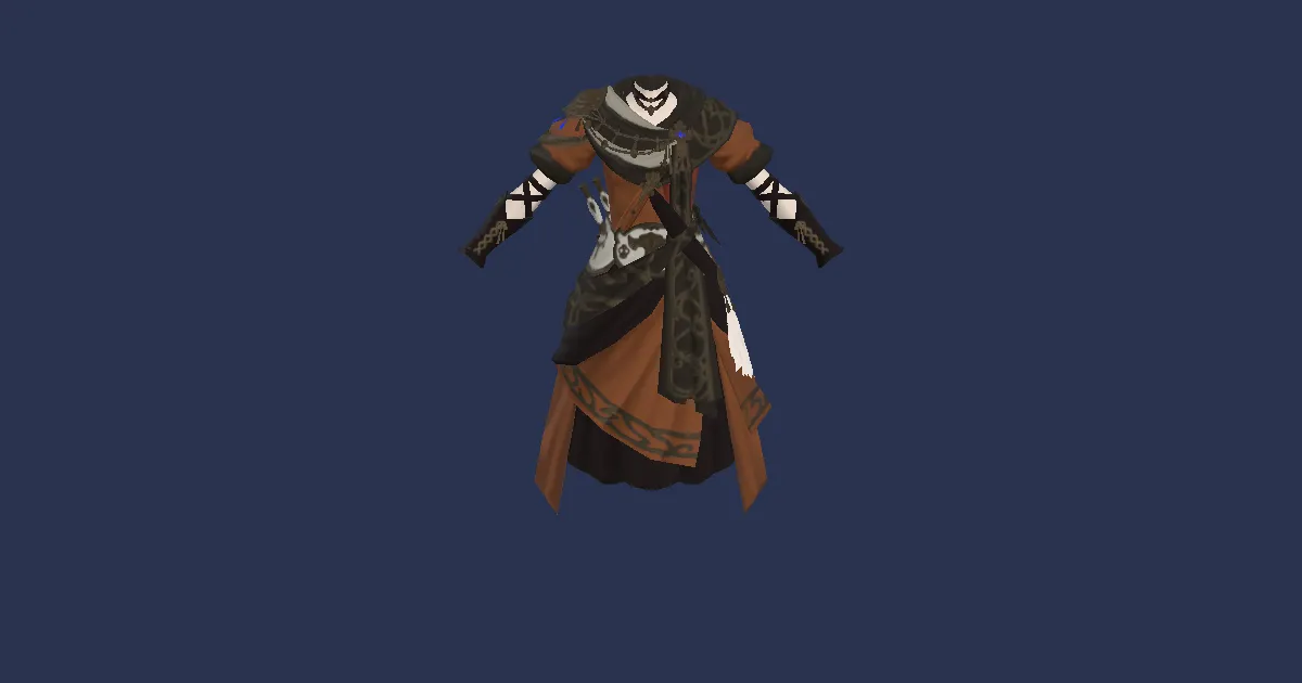 Ovim Wool Tunic of Casting - 3D render