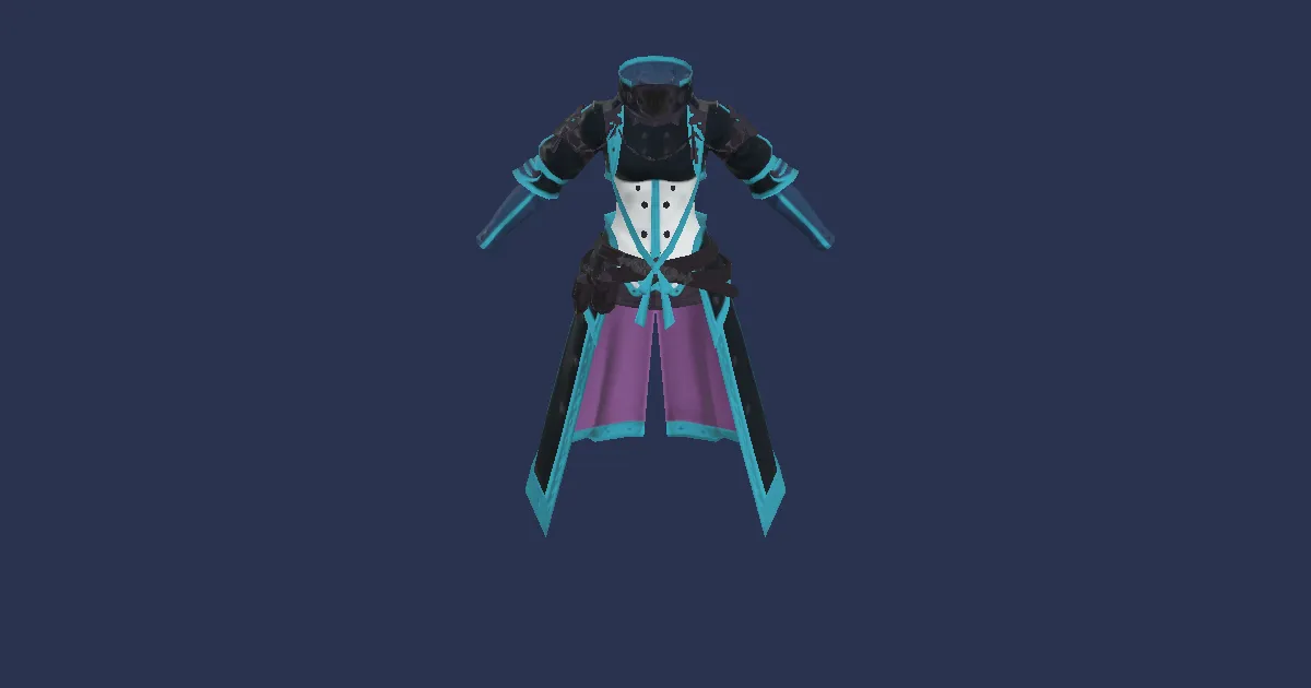 Saigaskin Coat of Fending - 3D render
