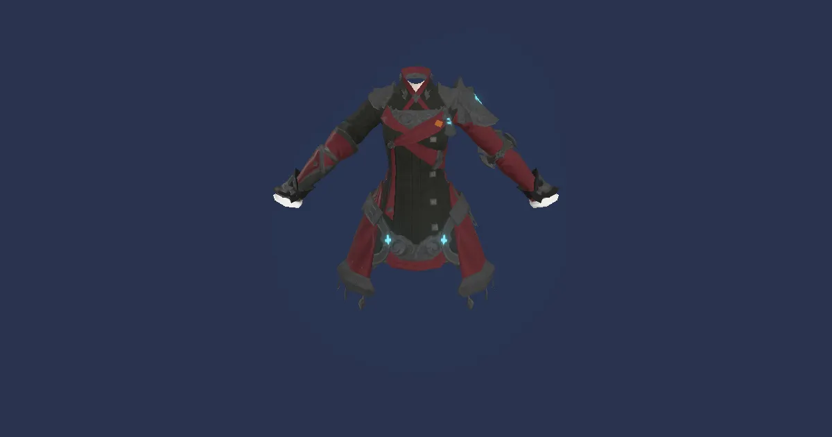 Augmented Scaevan Tabard of Scouting - 3D render