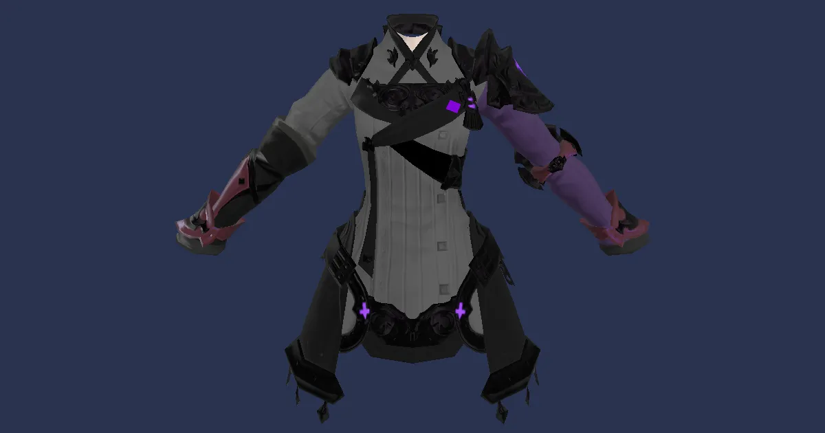 Thunderyards Silk Tabard of Aiming - 3D render