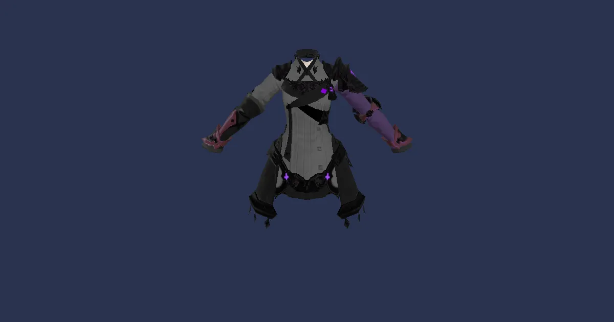 Thunderyards Silk Tabard of Aiming - 3D render