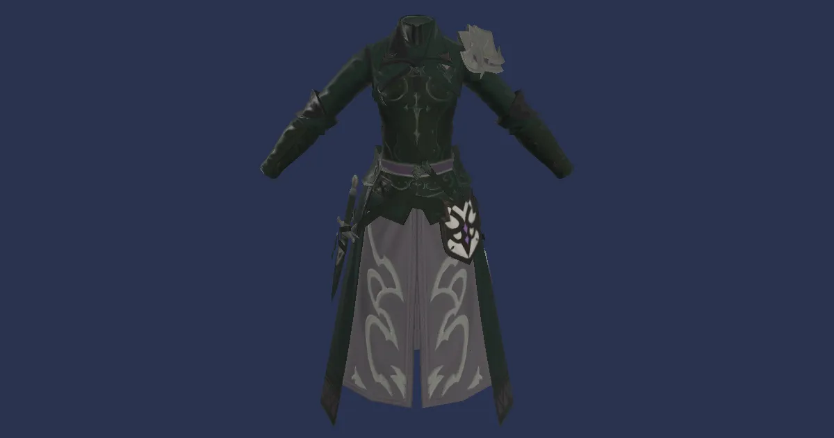 Gajaskin Coat of Fending - 3D render