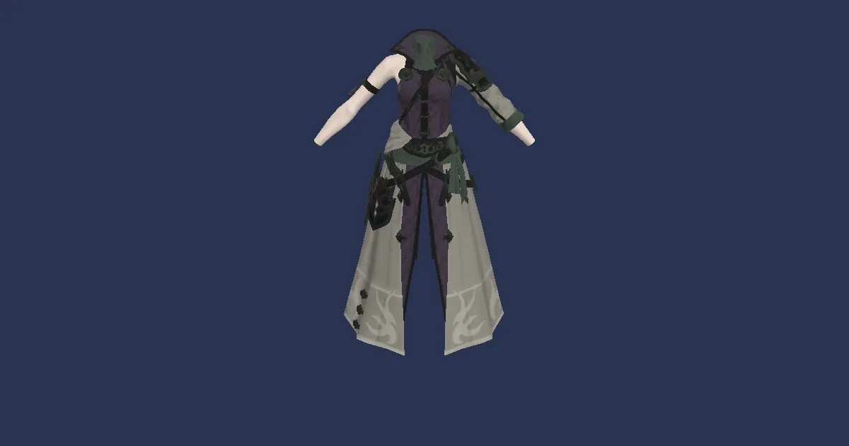 Gajaskin Vest of Scouting - 3D render