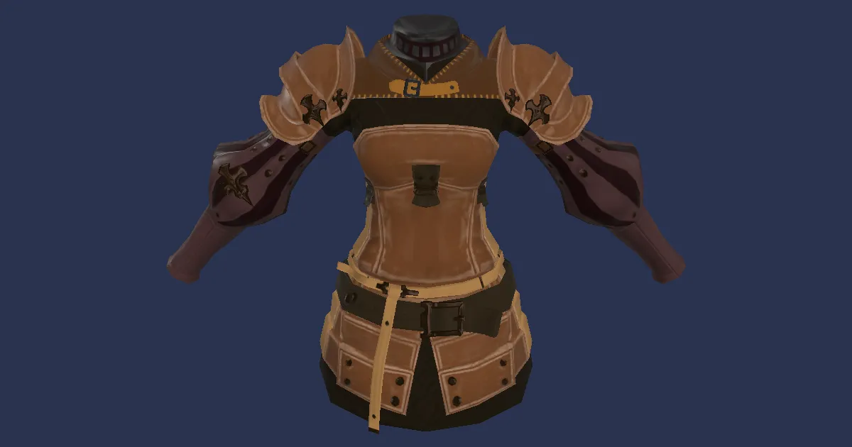 3D-Ansicht von Erbstück-Jacke des Schlagens