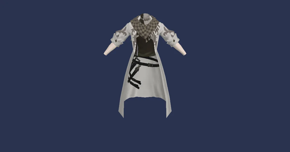 Loboskin Coat - 3D render