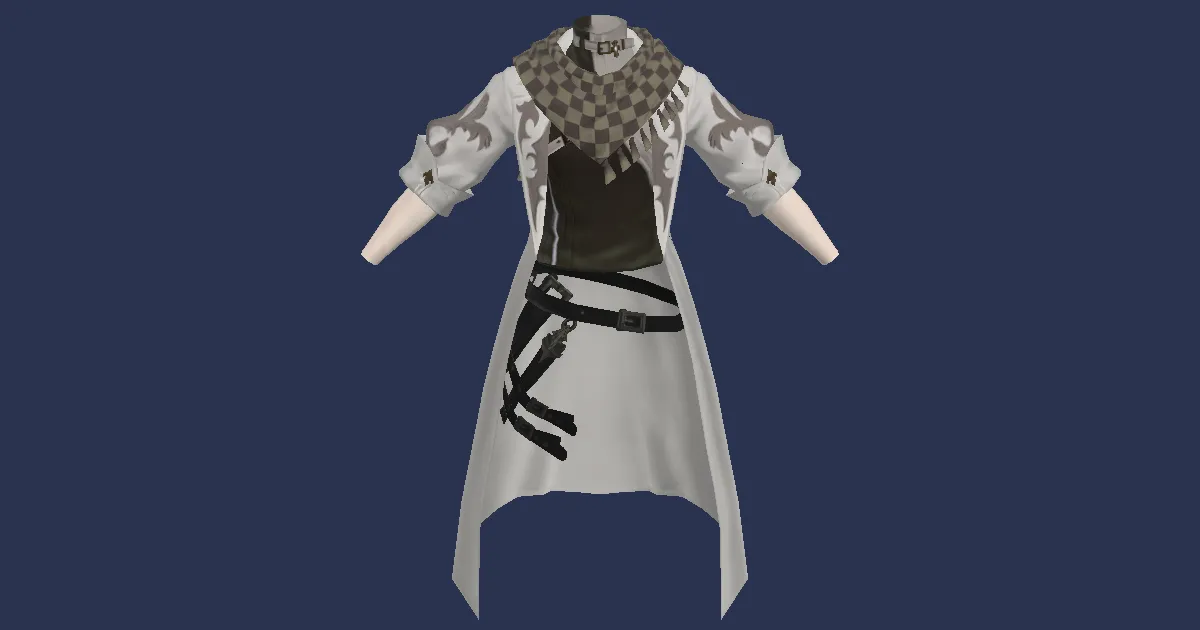 Loboskin Coat - 3D render