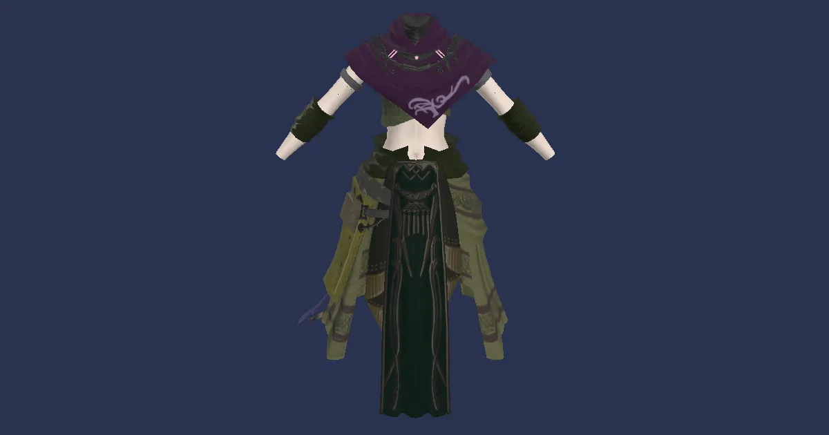 Sarcenet Chestwrap of Scouting - 3D render