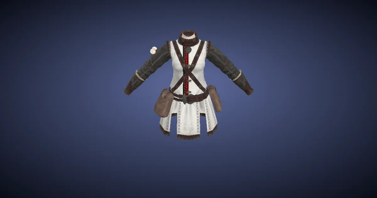 Gomphotherium Doublet of Gathering - 3D render