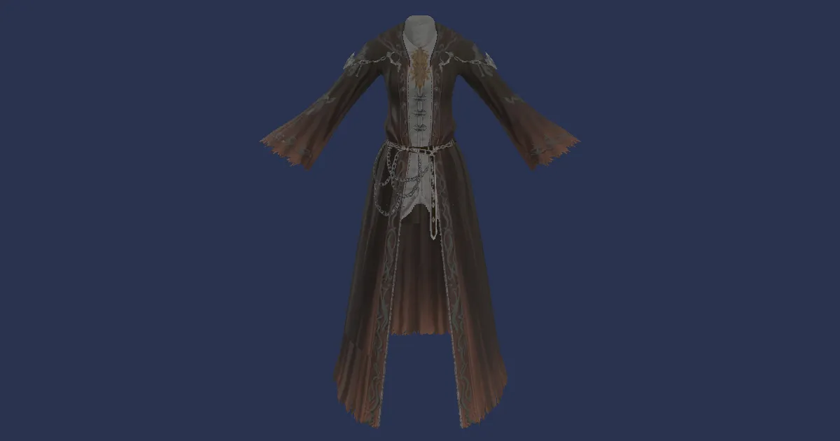 Augmented Cryptlurker's Robe of Casting - 3D render