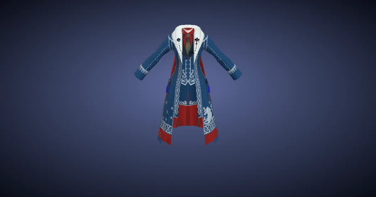 3D-Ansicht von Phantasma-Robe