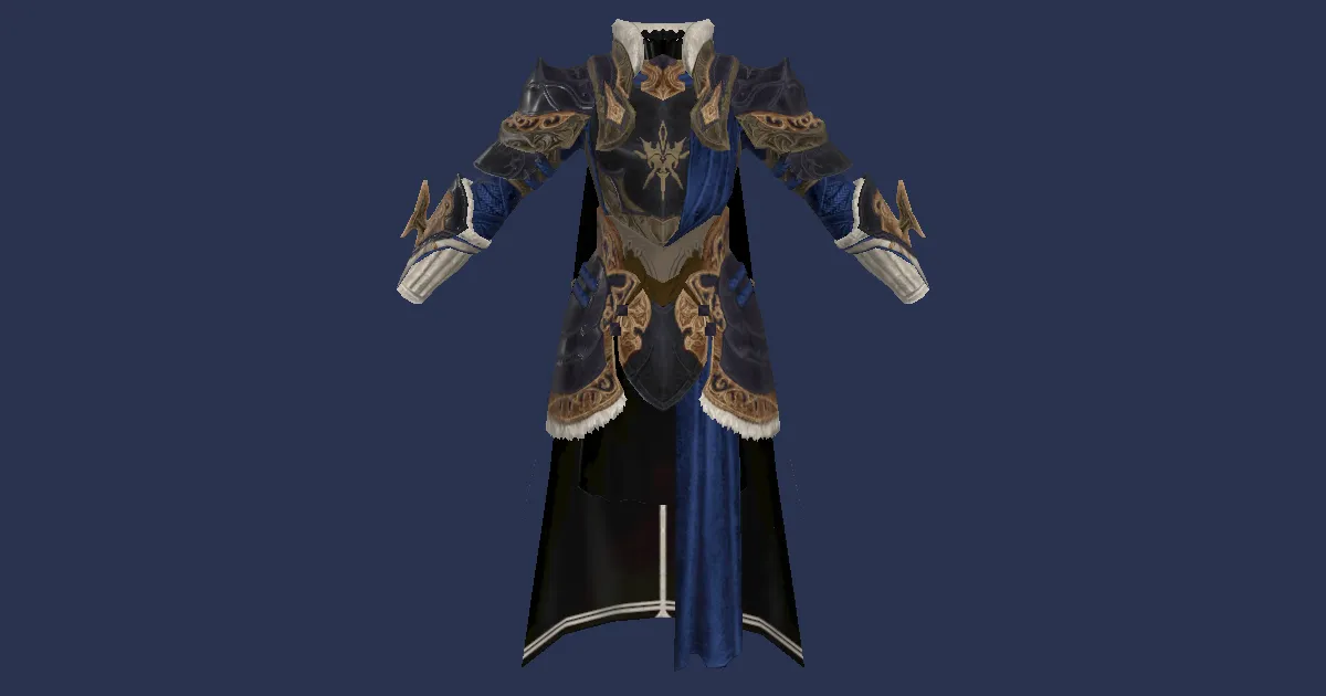 Rendu 3D de Cuirasse d'abatteur du credo améliorée