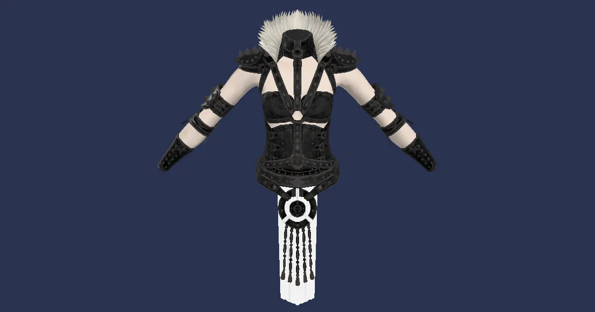 Gomphotherium Thorned Harness of Striking - 3D render