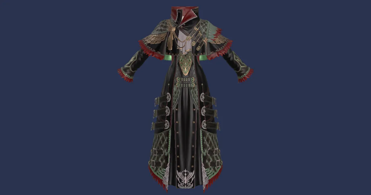 Quetzalli Robe of Casting - 3D render