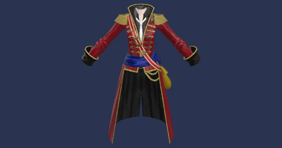 Arcanaut's Justaucorps of Scouting +2 - 3D render