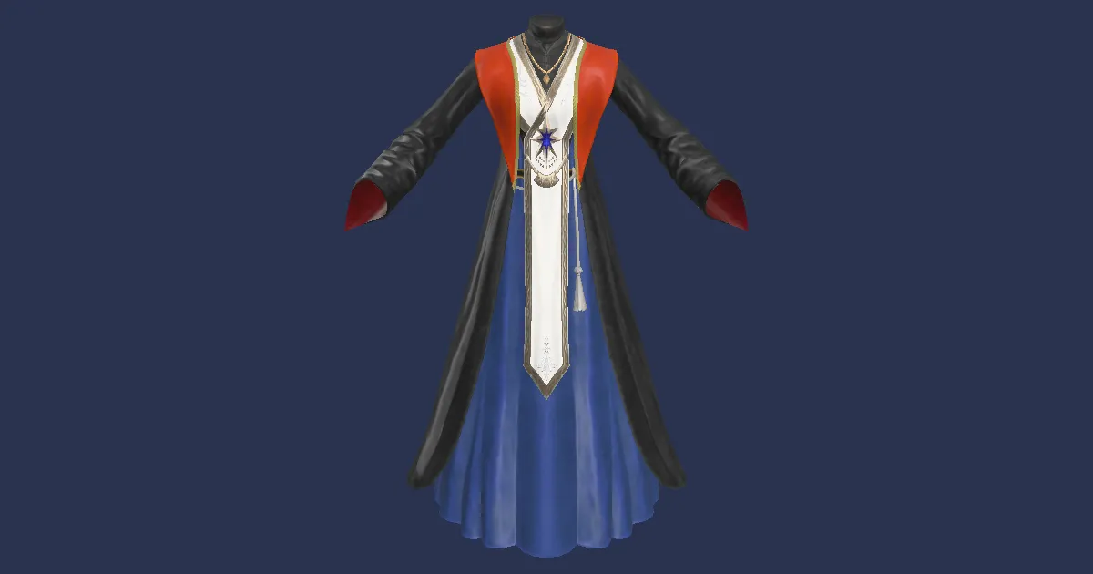 Arcanaut's Robe of Casting - 3D render