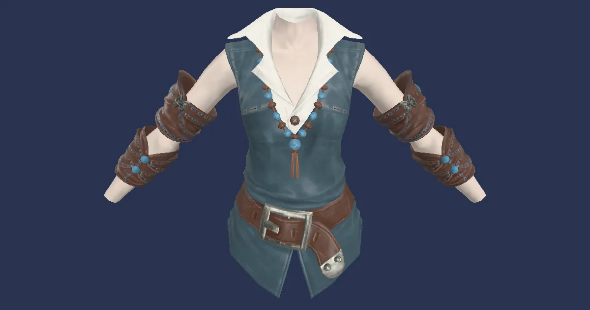 3D-Ansicht von Königreichschroniken-Strickjacke des Spähens