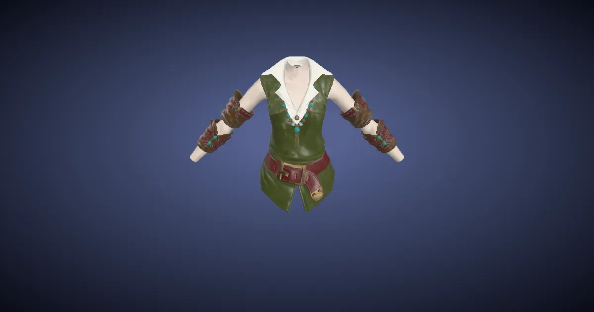 Historia Gilet of Striking - 3D render