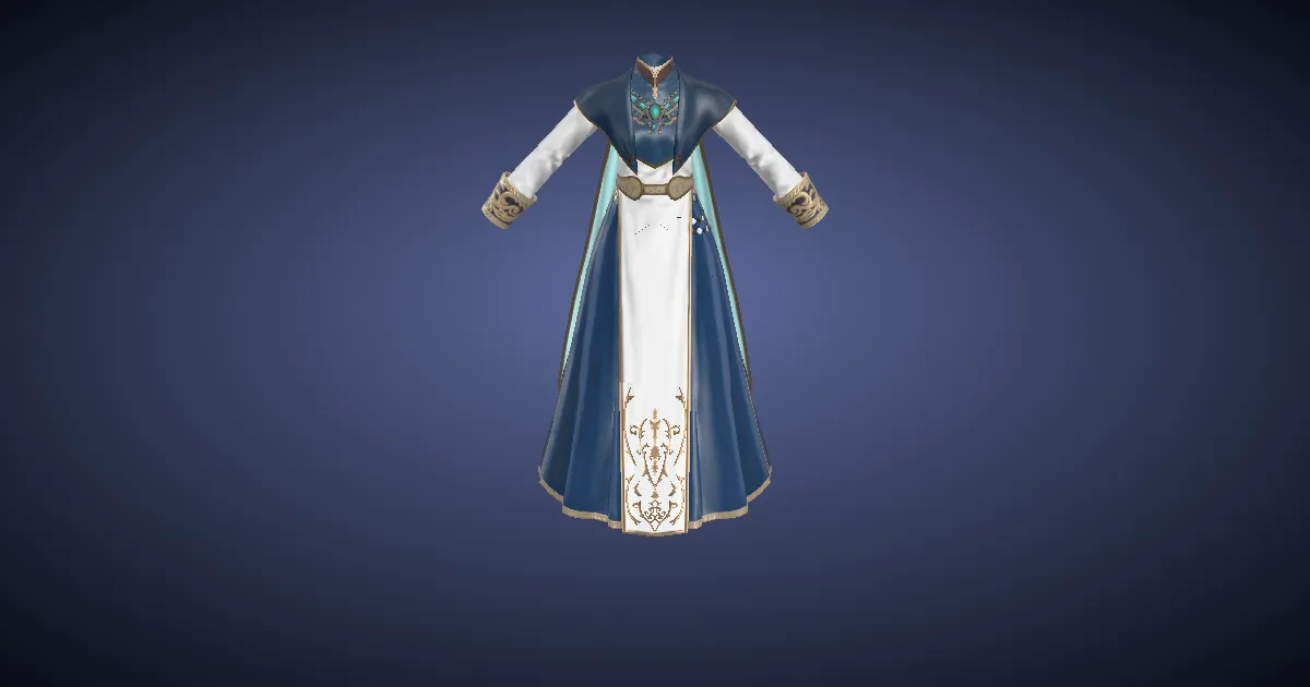 3D-Ansicht von Phantomtraum-Robe des Schlagens