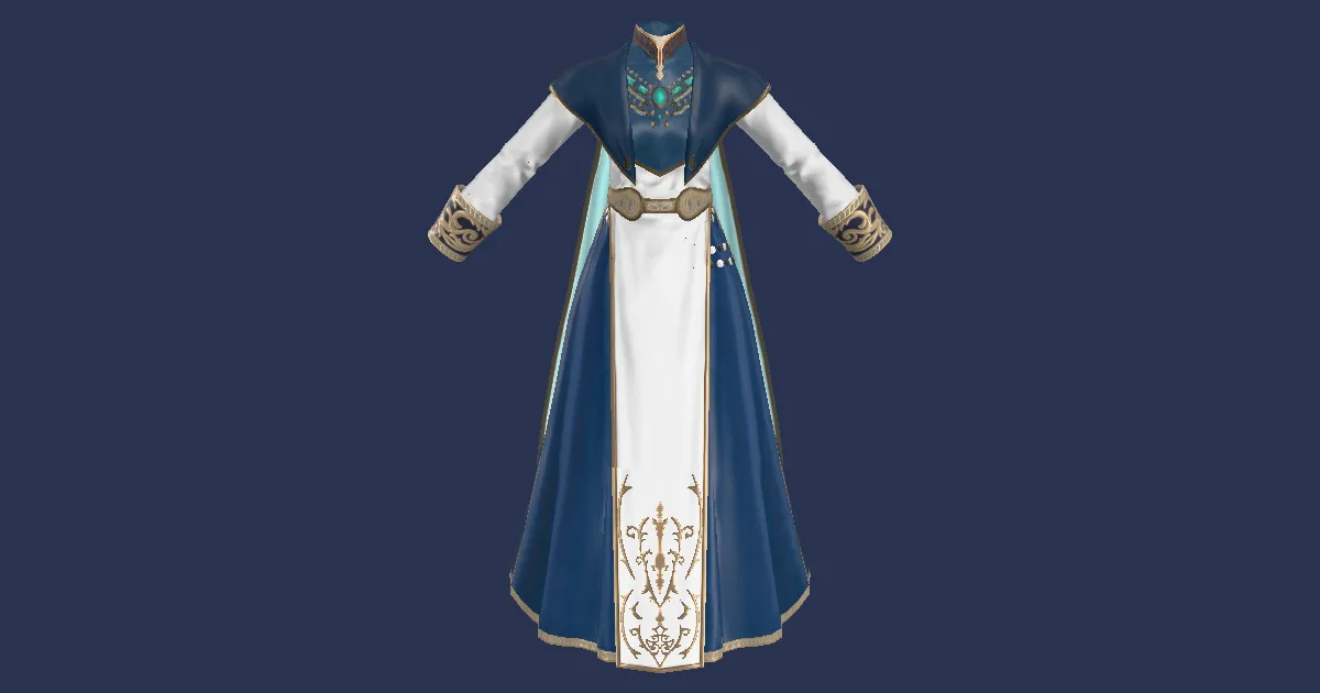 Phantom Vision Robe of Striking - 3D render