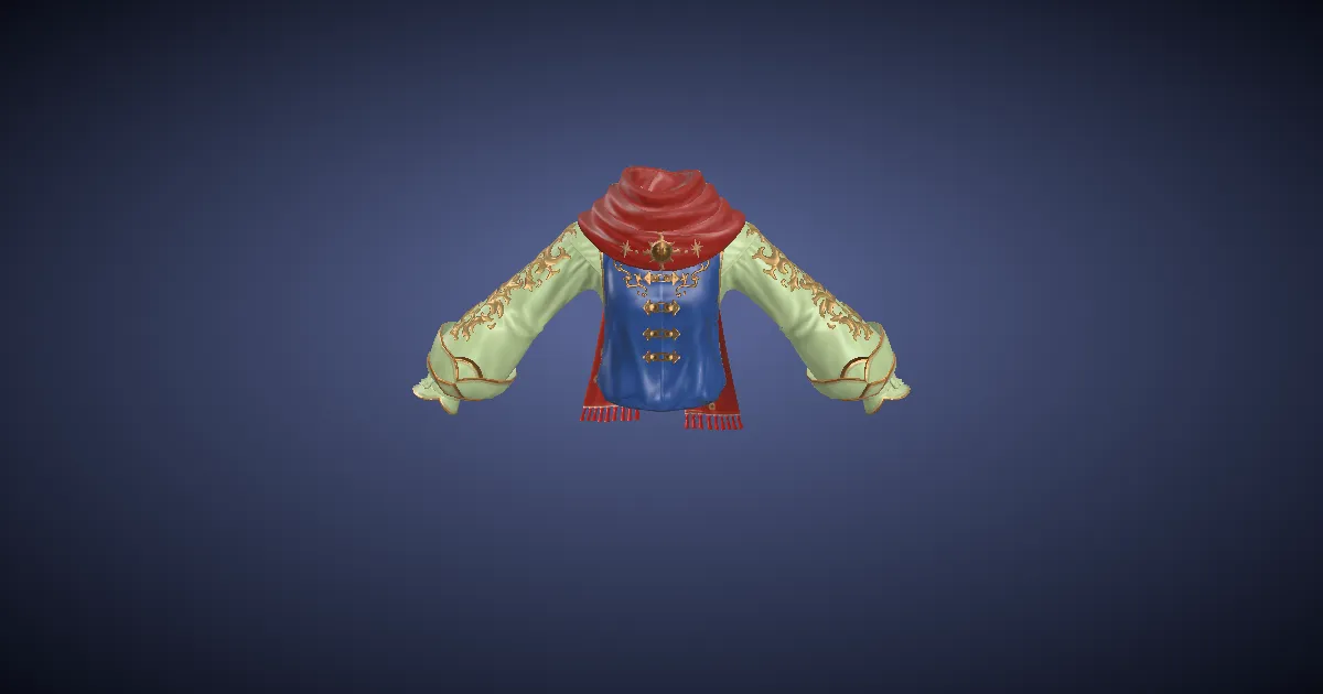 3D-Ansicht von Phantomtraum-Gambeson der Magie